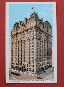 Postcard PC Philadelphia PA Pennsylvania 1915-1940 Bellevue Stratford Hotel USA US United States